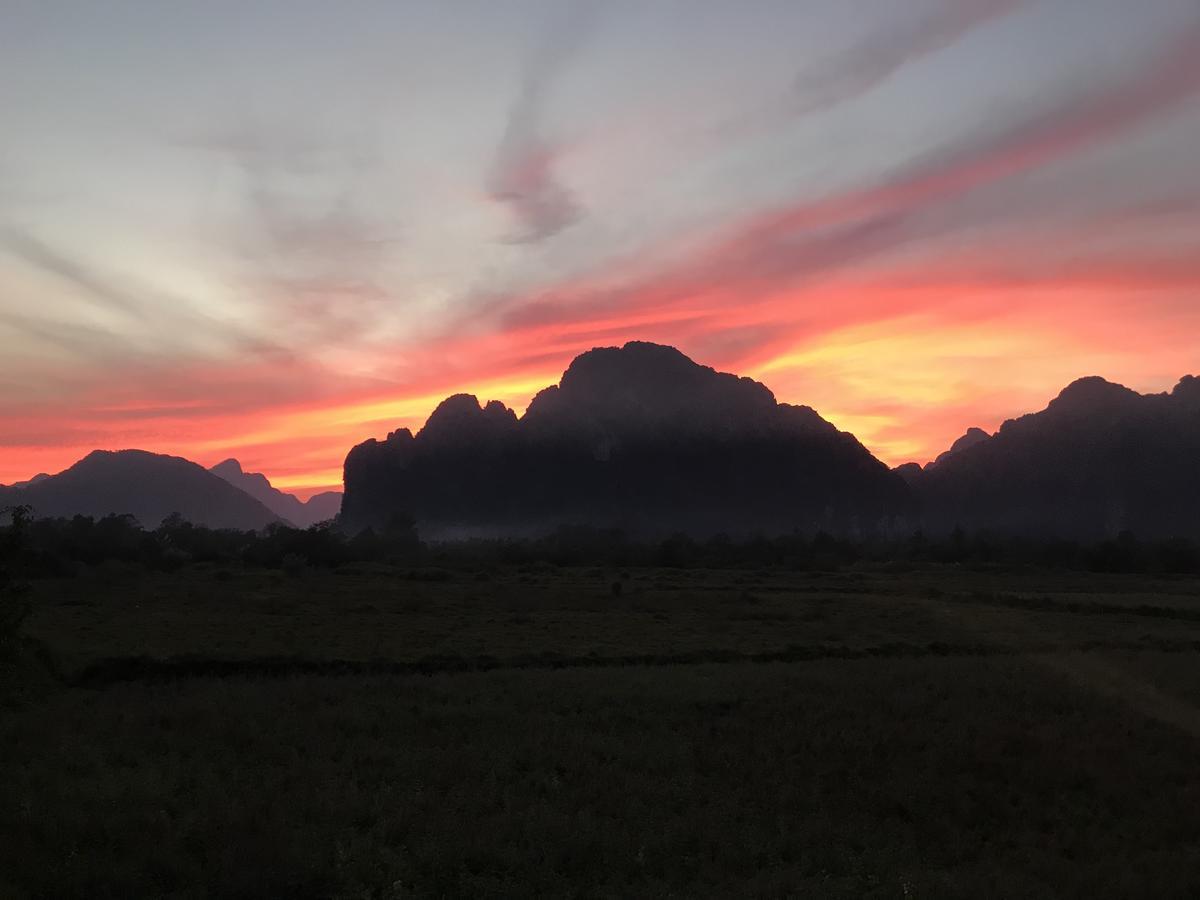 Jungle Paradise Vangvieng - Bungalows Vang Vieng Buitenkant foto